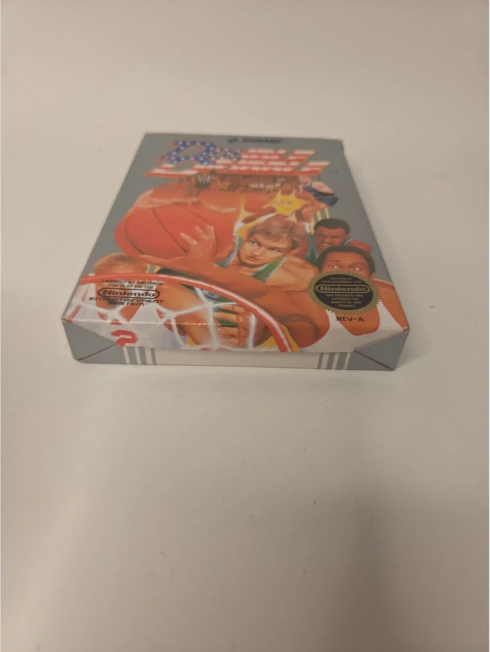 DOUBLE DRIBBLE Nintendo NES Game Complete In Box Authentic! Excellent